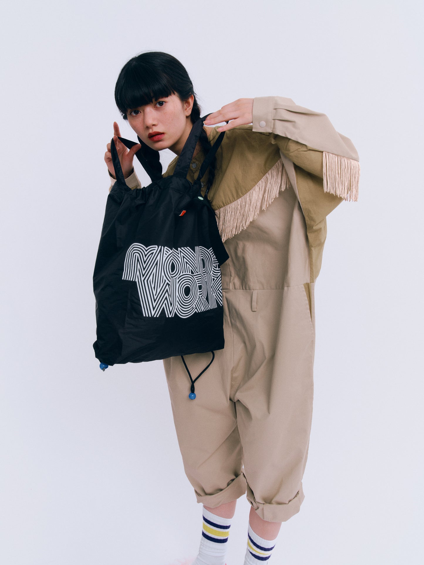 MONDEWORKロゴ３WAYナップサック 16