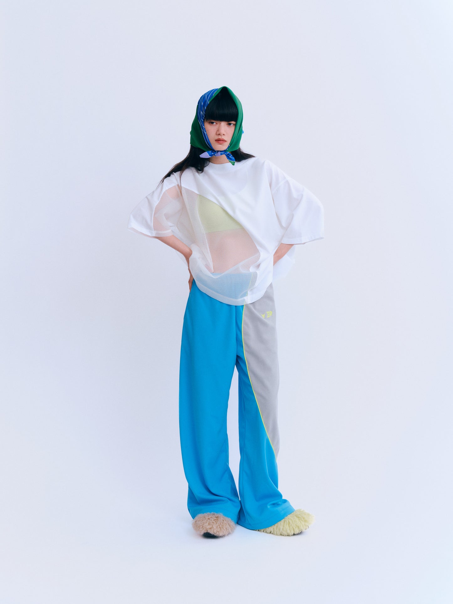 ストレートジャージパンツ