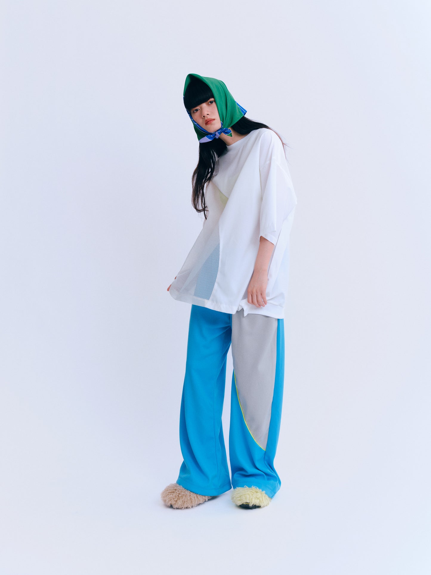 ストレートジャージパンツ
