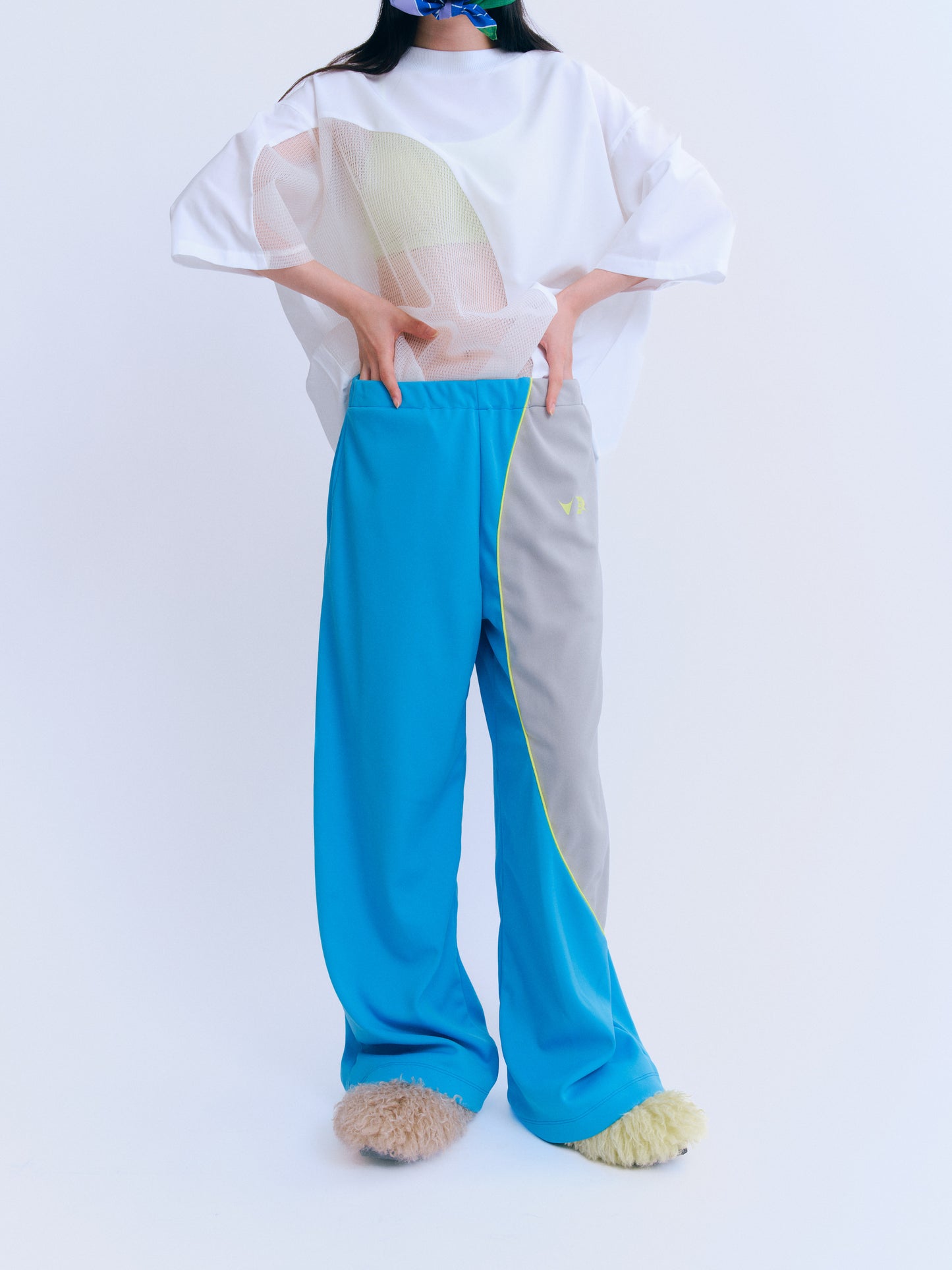 ストレートジャージパンツ