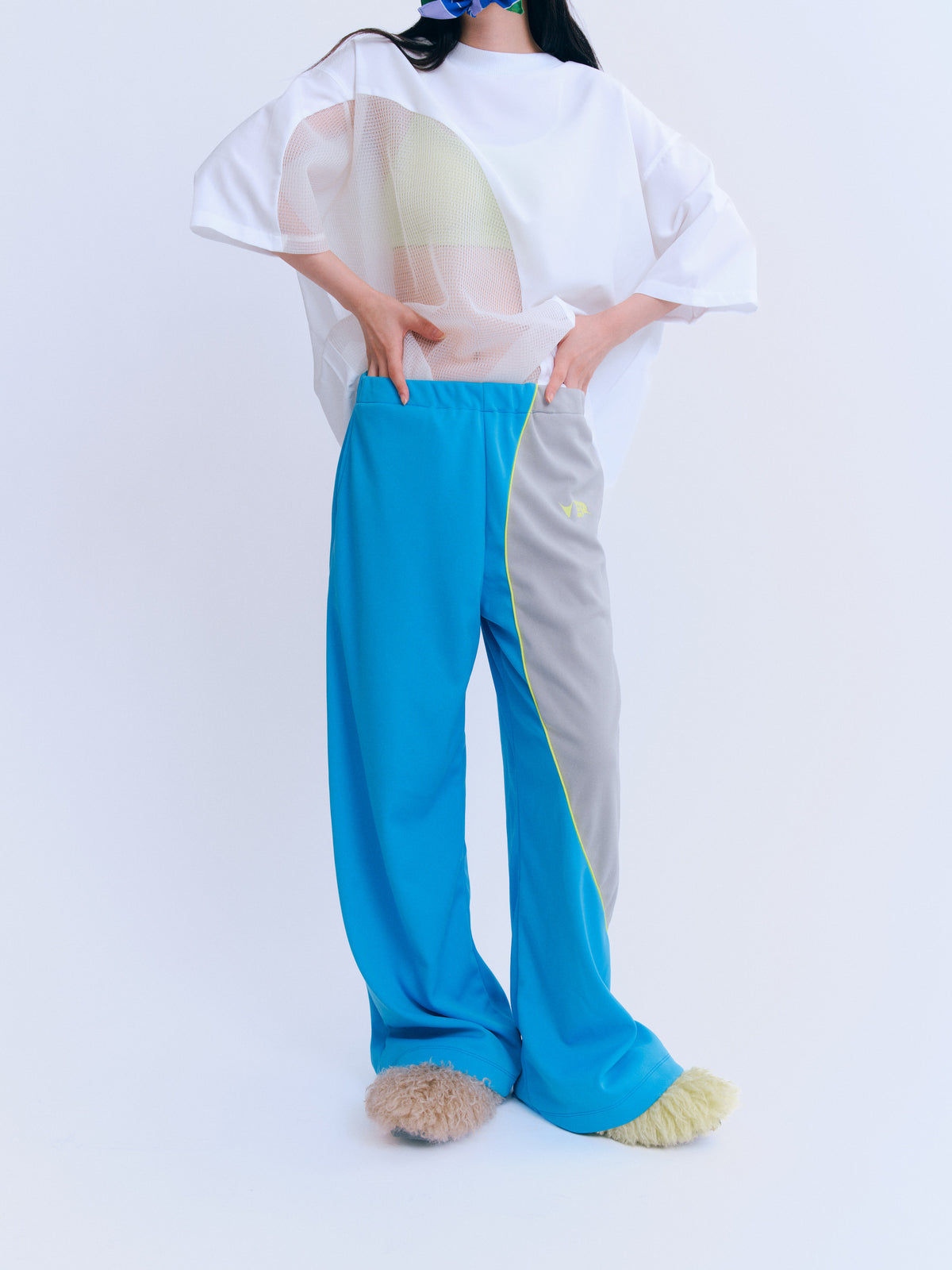 ストレートジャージパンツ