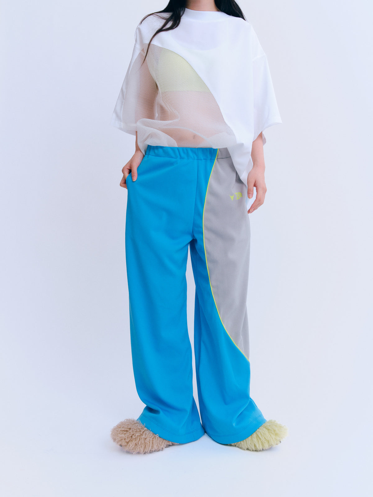 ストレートジャージパンツ
