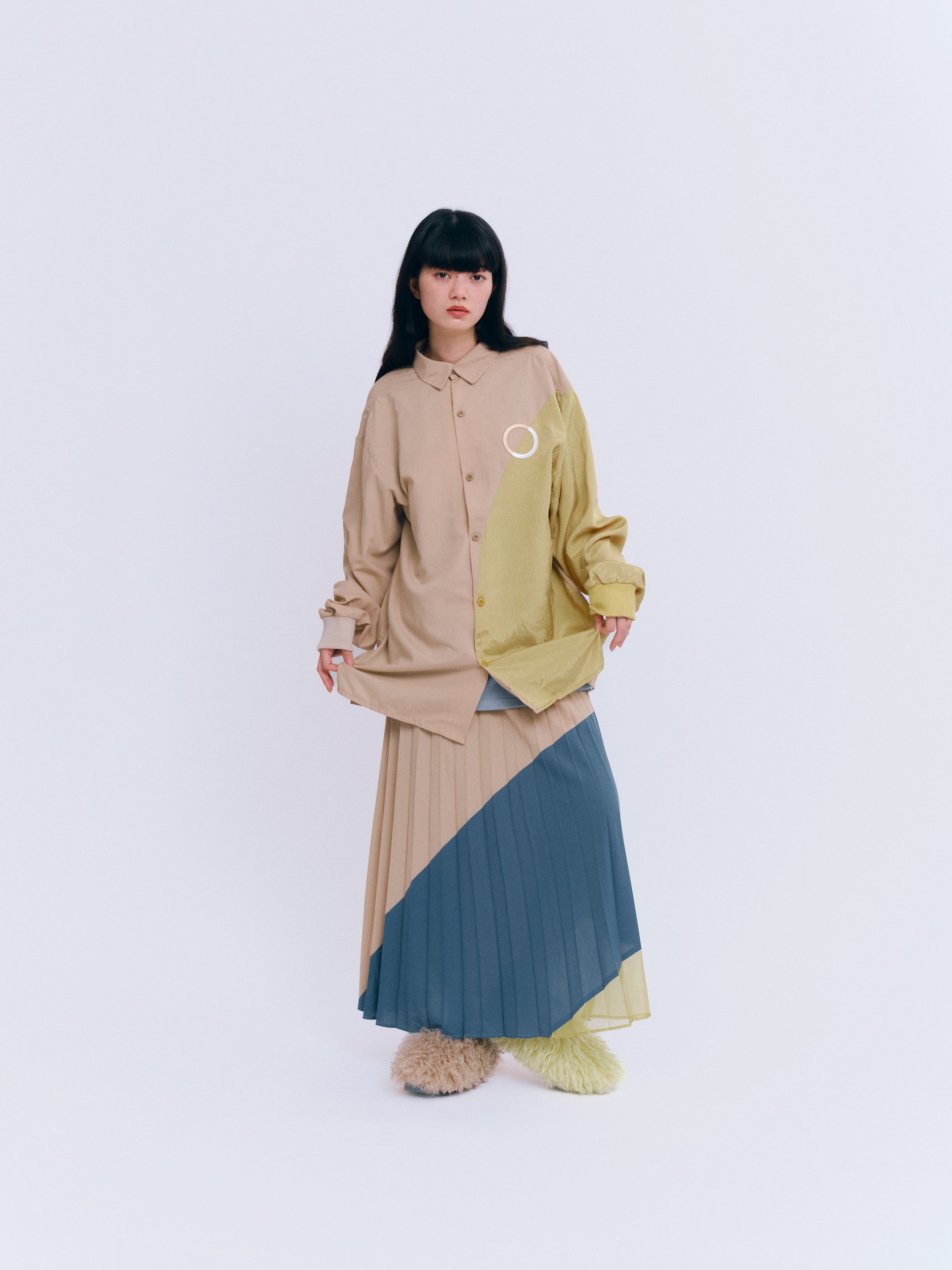 サークル刺繍ロングスリーブシャツ – Monde work オンラインストア
