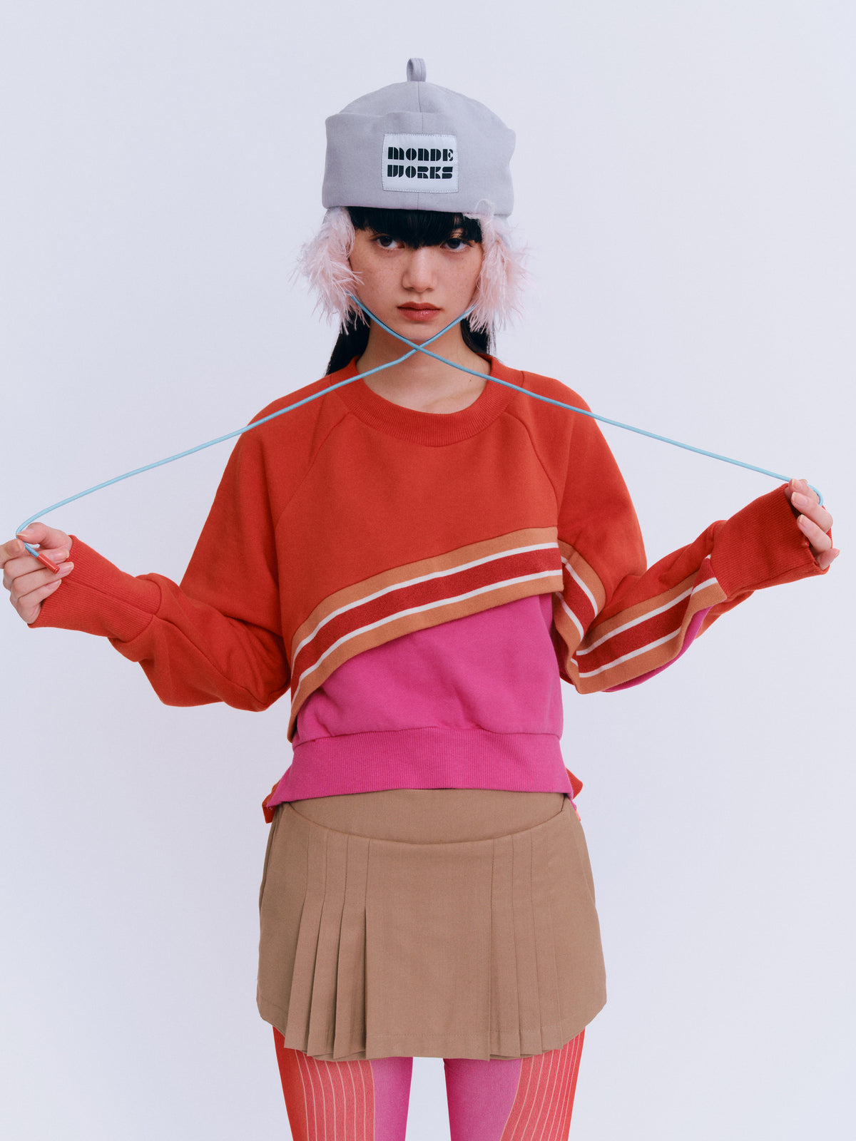 [受注生産9月末]ファー付きウールHAT