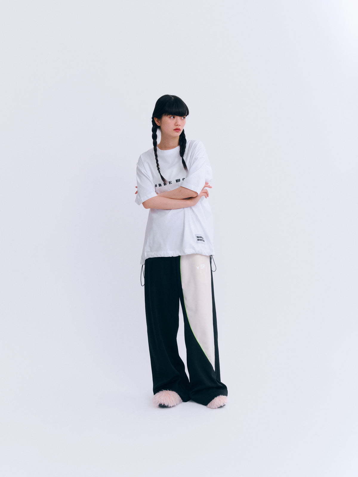 ストレートジャージパンツ