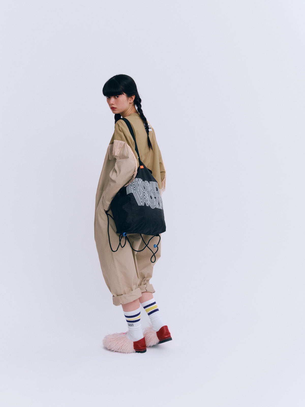 MONDEWORKロゴ３WAYナップサック 9