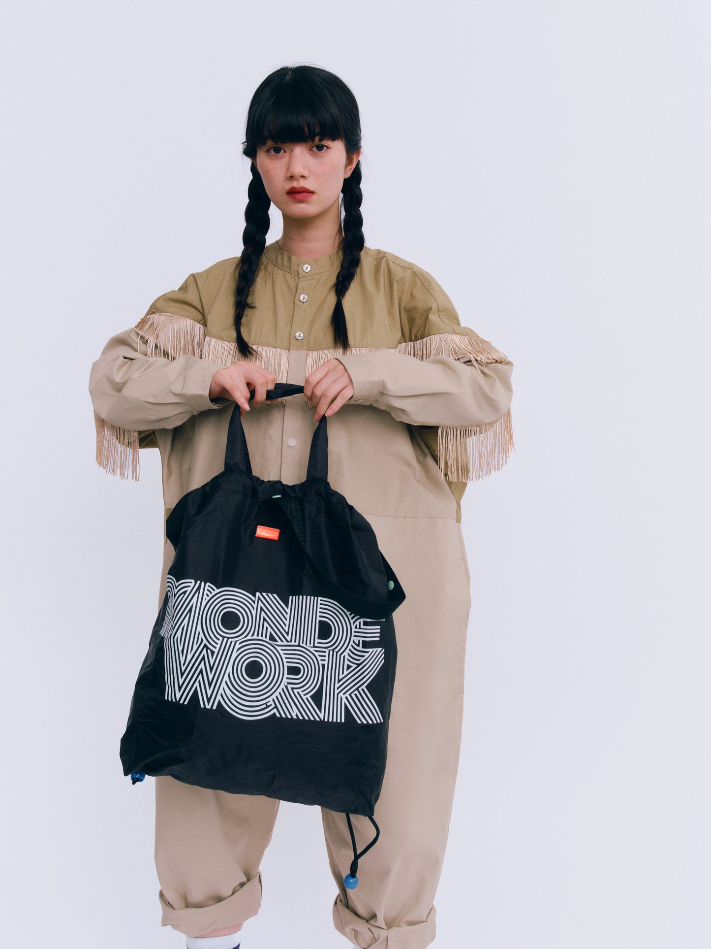 MONDEWORKロゴ３WAYナップサック 11