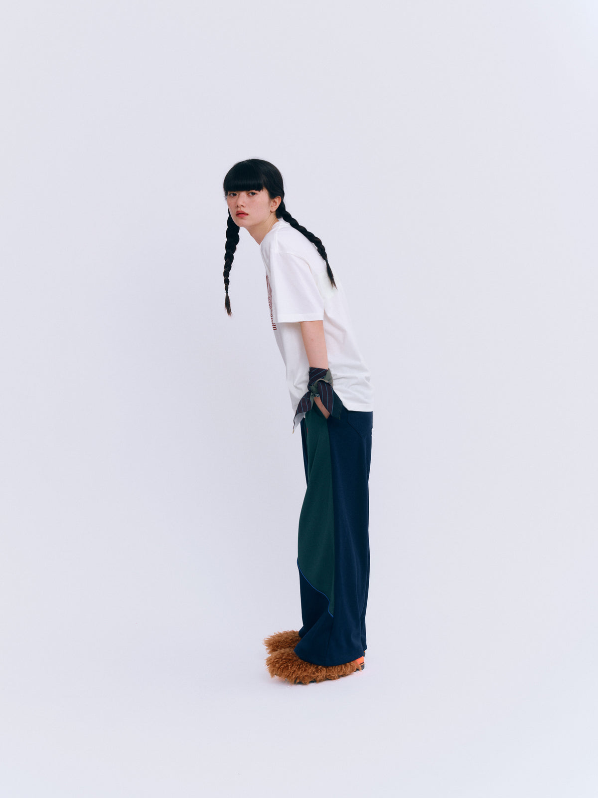 ストレートジャージパンツ