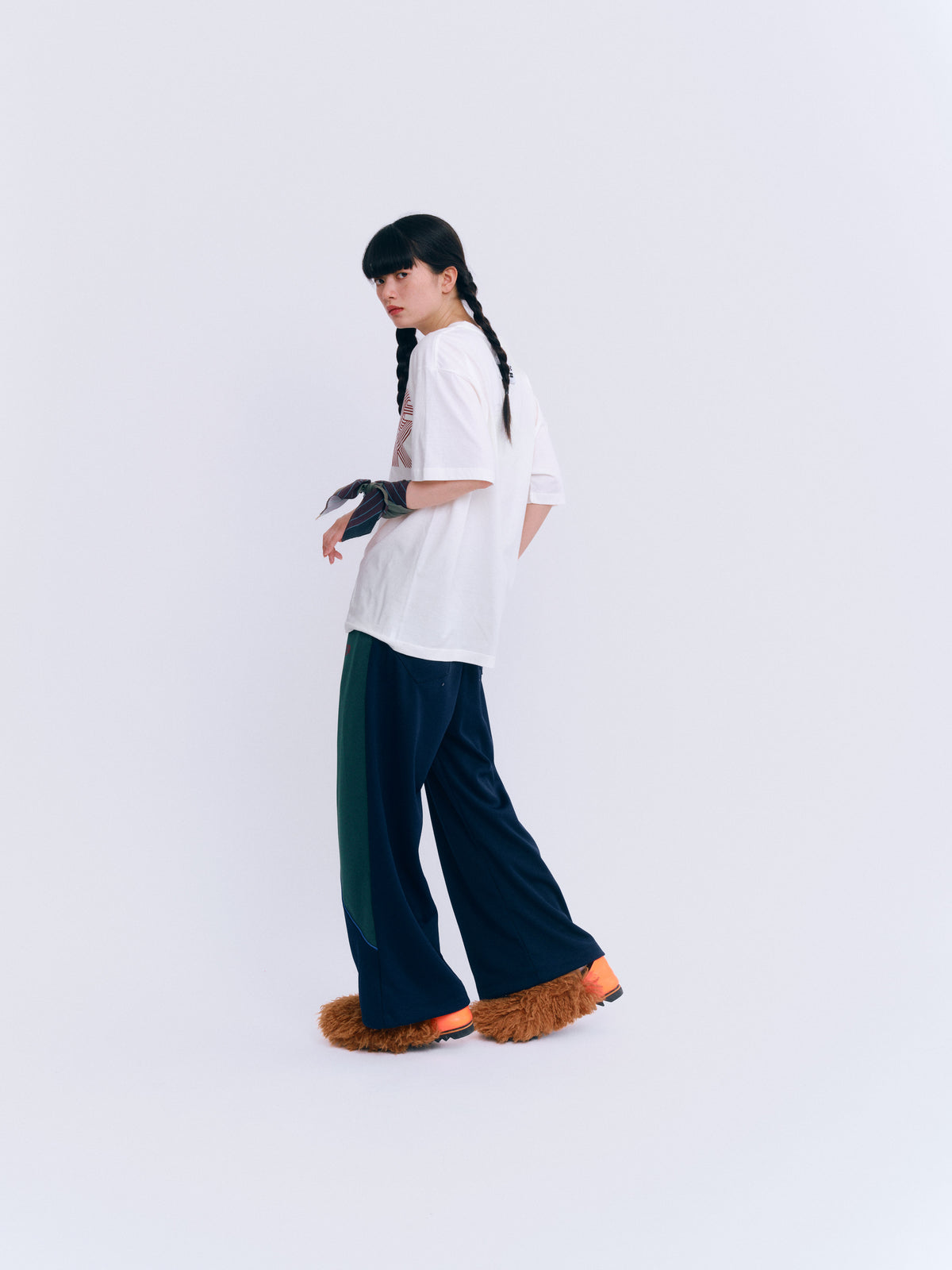 ストレートジャージパンツ