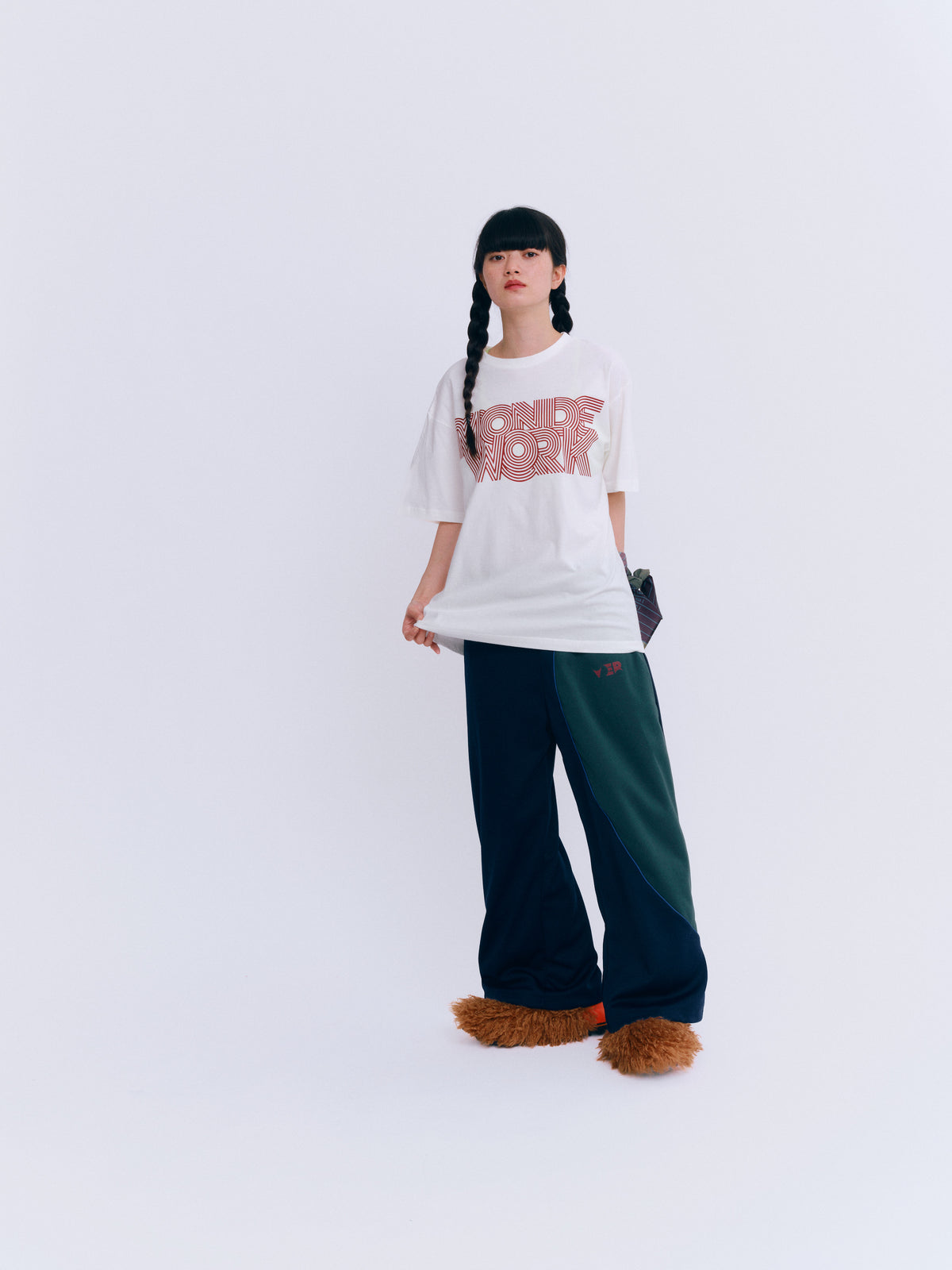 ストレートジャージパンツ