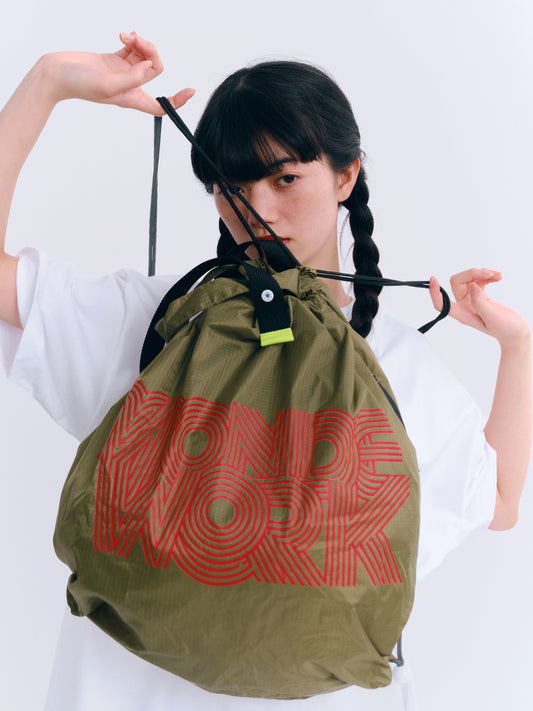 MONDEWORKロゴ３WAYナップサック 17